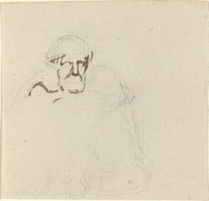 Bearded Figure by John Flaxman