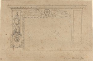Design for the Chimney Piece in the Throne Room, Buckingham Palace by John Flaxman