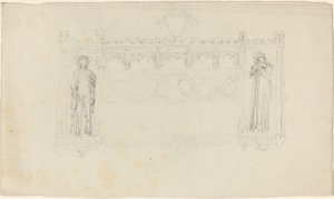 Design for the Simcoe Monument, Exeter Cathedral by John Flaxman