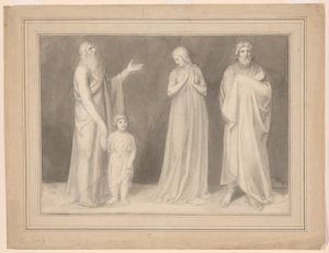 Hannah Presenting Samuel to Eli by John Flaxman