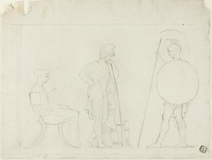 Hector Chiding Paris by John Flaxman