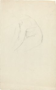Seated Figure Bending Forward by John Flaxman