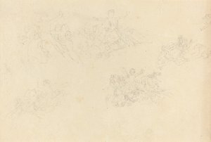 Sheet of Studies by John Flaxman