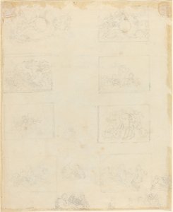 Sheet of Studies [recto and verso]