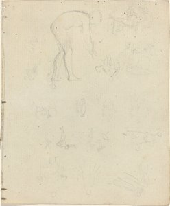 Sheet of Studies by John Flaxman