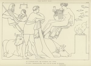 The Happy Man by John Flaxman