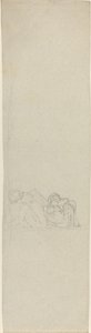 Two Huddled Figures by John Flaxman