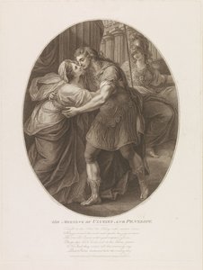 The Meeting of Ulysses and Penelope, Engraved by Francesco Bartolozzi