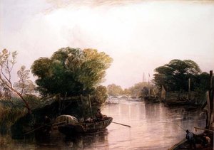 The Thames at Kew by John Francis Salmon