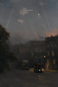 A Zeppelin raid, 8 October 1915