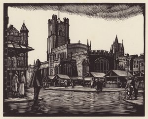 Cambridge: The Market by John Frederick Greenwood