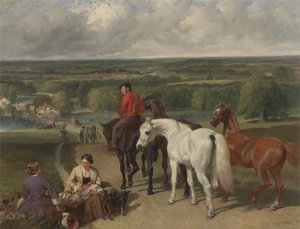 Exercising the Royal Horses by John Frederick Herring Senior