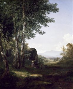 Distant View of the Mansfield Mountain, Vermont by John Frederick Kensett