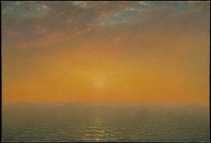 Sunset on the Sea by John Frederick Kensett