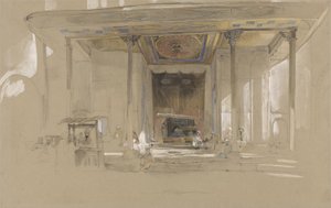 Main Entrance of the Great Mosque (Ulucami) Bursa, Turkey, c.1840 by John Frederick Lewis
