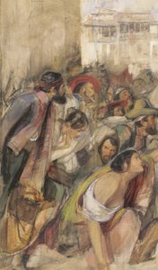 Study for the Proclamation of Don Carlos by John Frederick Lewis