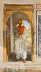 The Pipe Bearer, 1859 by John Frederick Lewis