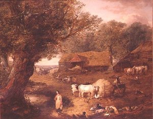 The Farmyard by John Frederick Pasmore