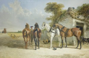 Mail Coach Post by John Frederick Senior Herring