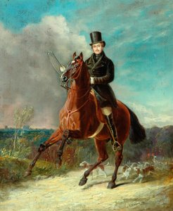 The Prince Consort on Horseback by John Frederick Herring Senior