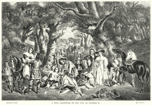 A Fete Champetre of the Time of Charles II by John Frederick Tayler