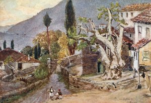 Andritsaena. The Resting-Place for the Temple of Apollo at Bassae by John Fulleylove