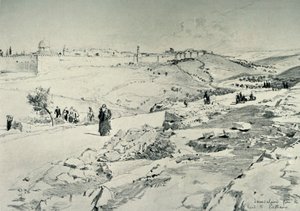 Jerusalem, with the Road from Bethany, 1902
