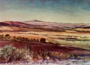 Mount Hermon from the Slopes of Tabor