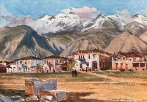 Sparta and Mount Taygetus