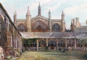 The Cloisters, New College by John Fulleylove
