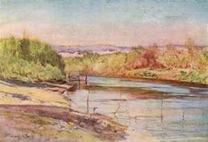 The Ford of the Jordan, near Jericho by John Fulleylove
