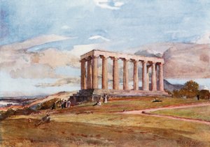 The National Monument on Calton Hill by John Fulleylove