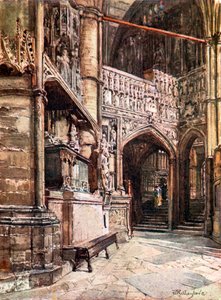 The Tomb of Queen Philippa and the Chantry Chapel of Henry V from the South Ambulatory by John Fulleylove