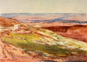The Valley of the Jordan from the Mount of Olives by John Fulleylove