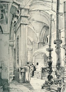 The Vestibule of the Church of the Holy Sepulchre, 1902 by John Fulleylove