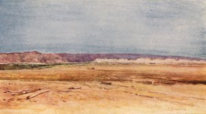The Western Shore of the Dead Sea by John Fulleylove