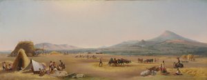 Harvest on the Roman Campagna, 1868 by John Gadsby Chapman