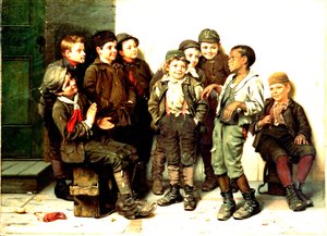 The Street Dance by John George Brown
