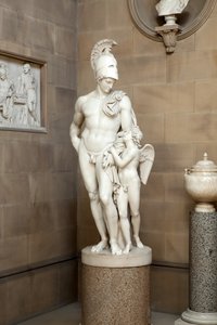 Mars restrained by Cupid