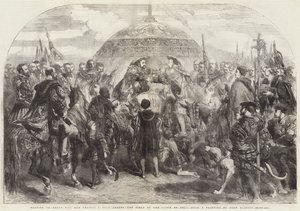 Meeting of Henry VIII and Francis I near Ardres, the Field of the Cloth of Gold