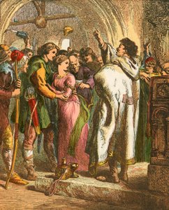 The Marriage of Allen a Dale by John Gilbert