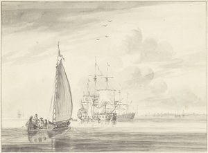 Ships on Calm Water