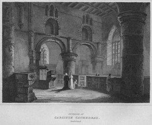 Interior of Carlisle Cathedral, Cumberland