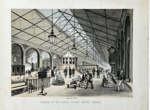 Interior of the General Railway Station, Chester by John Gresty