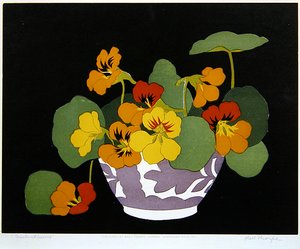 Nasturtiums by John Hall Thorpe
