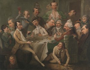 A Caricature Group by John Hamilton Mortimer