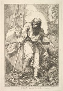 Gerard Lairesse from Fifteen Etchings Dedicated to Sir Joshua Reynolds, December 8, 1778 by John Hamilton Mortimer