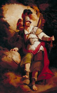 Sir Arthegal, the Knight of Justice, with Talus, the Iron Man (from Spenser