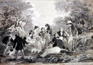 A Picnic by the Lake by John Harden