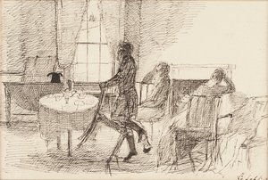 Breakfast table, 1810 by John Harden